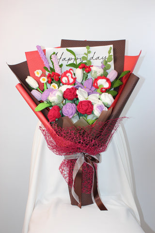 Grand Red Birthday Bouquet