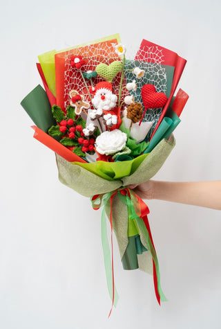 2 Hearts Christmas Bouquet