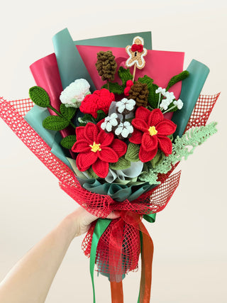 Poinsettia Starfire - Christmas Bouquet