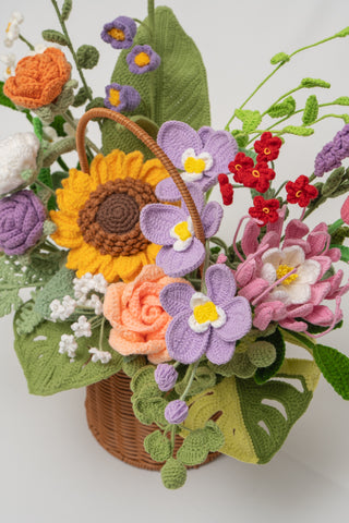 Sunflower Basket