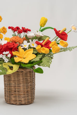 Lucky Dragon Flower Basket