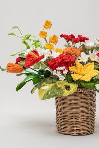 Lucky Dragon Flower Basket