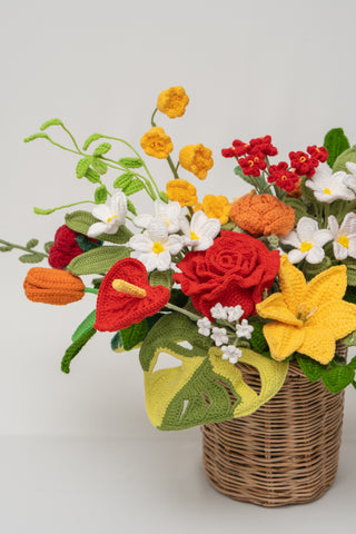 Lucky Dragon Flower Basket