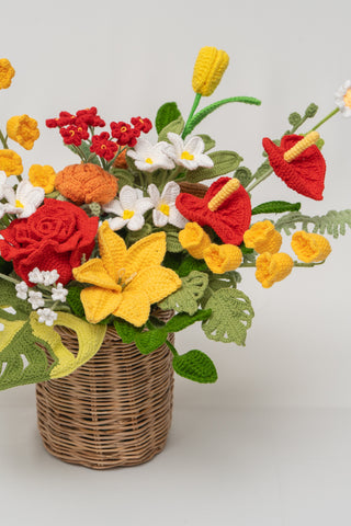 Lucky Dragon Flower Basket