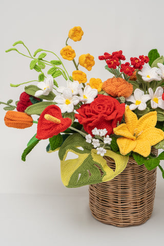 Lucky Dragon Flower Basket