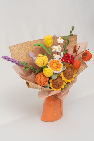 Pumpkin Pouch - Vase Arrangement