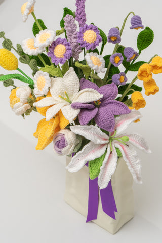 Crinkled Bag Vase Arrangement