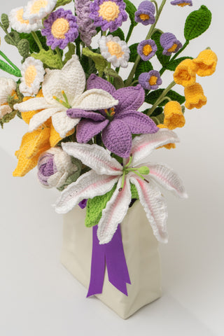 Crinkled Bag Vase Arrangement