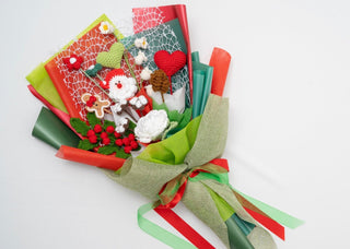 2 Hearts Christmas Bouquet