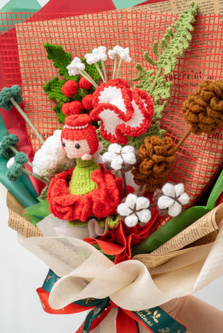 Red Fairy Christmas Bouquet