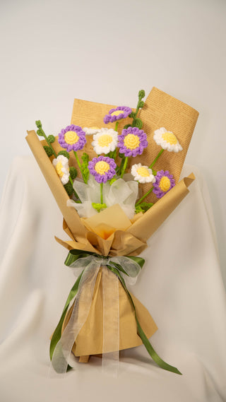 Purple and White Daisies