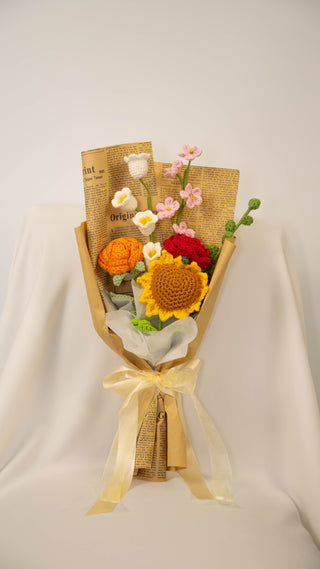 Summer Tones | Rustic Kraft Bouquet | Small