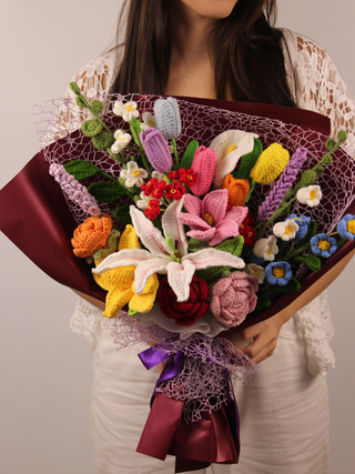 Extravagant Maroon Bouquet